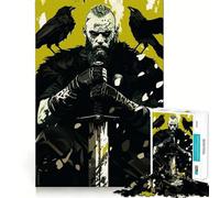 Puzzle Viking Jarl 1000 pièces Jeu de Concentration mentale Découpe de précision Bords Lisses Activité captivante pour des soirées tranquilles (38x52cm)