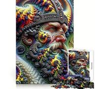 Puzzle Viking King Cosmic Reverie 1000 pièces Exercice cérébral, détente et Relaxation Découpe de précision Cadeau Symbolique (38x52cm)