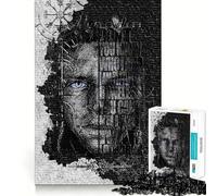 Puzzle Vikings Ivar 1000 pièces Jeu de Construction Focus Assemblage Parfait sans écart Activité gratifiante pour Les Jours de Pluie (50x75cm)