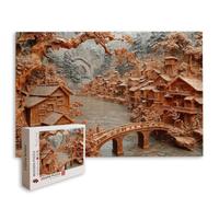 Puzzle Ville, Puzzle 2000 Pièces Adultes, Puzzles Classiques, Décor -8496
