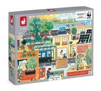 Puzzle Ville verte 100 pieces Orange G