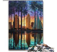 Puzzle Ville Vitrail pour Adolescents 2000 pièces, Relax Games, idéal comme Cadeau pour Toute la Famille (70x100cm)
