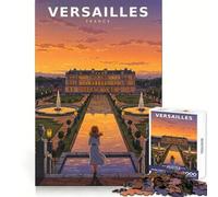 Puzzle Vintage de 1000 pièces sur Le thème du Jardin de Versailles, idéal pour Les Adolescents, Stimulant la mémoire et la détente Découpe Nette, Cadeau Parfait (38x52cm)