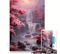 Puzzle Vintage de paysages Japonais pour Adultes,1000 pièces,Jeu de mémoire,Assemblage sécurisé et Solide,Jeu de Construction de Liens significatifs (38x52cm)