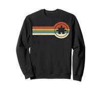 Puzzle Vintage de Sensibilisation à l'Autisme Mois de la fierté autistique Sweatshirt