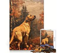Puzzle Vintage Labrador Retriever 1000 pièces pour Adultes Divertissement intellectuel, Distraction apaisante, Cadeau attentionné (50x75cm)