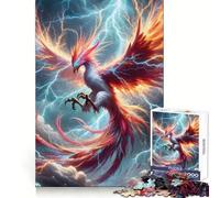 Puzzle Vintage Phoenix pour Adultes, 1000 pièces, Jeu de logique Clair, Loisirs, découpe Parfaite, Cadeau créatif (50x75cm)
