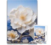 Puzzle Vintage pour Adultes Mosaïque de Fleurs (1000 pièces):Un Jeu Amusant pour stimuler Le Cerveau et Apprendre Un Cadeau Original et Surprenant Dimensions:38x26 cm