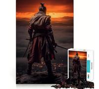 Puzzle Vintage Samurai Sekiro pour Adolescents, 1000 pièces, pour stimuler la mémoire, soulager la Tension, Bords Nets, Belle œuvre d'art (50x75cm)