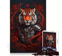 Puzzle Vintage Tigres 1000 pièces pour Adultes Concentration et détente Découpe Nette Joli Cadeau (38x26cm)