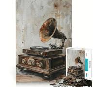 Puzzle Vinyl Harmony 1000 pièces,Jeu de Concentration mentale,découpe de précision,Bords Lisses,activité captivante pour des soirées tranquilles (50x75cm)