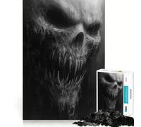 Puzzle Visage de démon de l'ombre pour Adultes, 1000 pièces, Jeu de réflexion Amusant à Partager, découpe de précision, Cadeau Unique 38x52cm