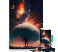 Puzzle Vision du Futur 1000 pièces,Jeu cognitif Amusant,découpe de Haute précision,Cadeau Unique pour soulager Le Stress (50x75cm)