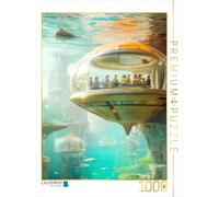 CALVENDO Puzzle Vision d'avenir de Science-Fiction | 1000 pièces Taille de la Pose 48 x 64 cm Puzzle Photo pour Heures de Bonheur