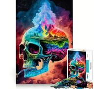 Puzzle Vision Time 1000 pièces pour Adolescents,Jeu Stimulant l'esprit,Assemblage sécurisé et Solide,activité Amusante en Famille Le Soir (50x75cm)