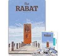Puzzle Visite Rabat pour Adolescents 1000 pièces, Jeu éducatif, Jouet, décoration d'intérieur Unique et Cadeaux 75x50cm