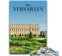 Puzzle Visite Versailles 1000 pièces pour Adultes et Adolescents, Jeu Stimulant et éducatif en Famille pour Anniversaire et Noël 1000 pièces (26x38cm)