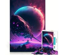Puzzle Visiter de Nouveaux Mondes 1000 pièces,Jeu de Concentration mentale,découpe de précision,Bords Lisses,Jeu de Construction de Liens significatifs (50x75cm)