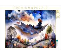 Puzzle · Voguer dans Les airs sur Une Feuille | Un motif du calendrier "Vent, enfant céleste · 1000 pièces · Format assemblé 64 × 48 cm · CALVENDO Puzzle