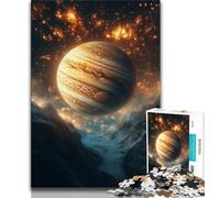 Puzzle Voie Lactée Jupiter 1000 pièces pour Adultes et Adolescents, Jouet éducatif et décompressant, Cadeau d'anniversaire, décoration Murale 75x50cm