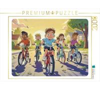 Puzzle · Voilà ce Qu'est la liberté: colorée et Joyeuse | Mon premier vélo · 2000 pièces · Format assemblé 90 × 67 cm · CALVENDO Puzzle