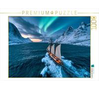 Puzzle · Voilier à Trois mâts dans Un Fjord en ER | 1000 pièces · Format assemblé 64 × 48 cm · CALVENDO Puzzle
