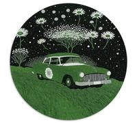 Puzzle Voiture 1000 Pièces pour Adultes Enfants Jeu ÉduChatif Puzzle Voiture Terre Verte Chrysanthème Cadeau Décoration Intérieure 1000pcs (67.5x67.5cm)