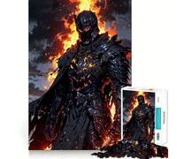 Puzzle Volcanique Chevalier du Destin pour Adolescents,1000 Pièces,Jeu de Mémoire,Verrouillage Solide,Pas de Pièces Perdues,Jeu de Voyage Idéal,Cadeau Cérébral (38x52cm)