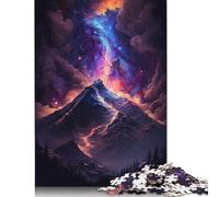Puzzle Volcans dans la Galaxie 100% Carton recyclé Puzzle 100% Carton recyclé pour garçon ou Fille Cadeau de Noël 1000 pièces (75 x 50 cm)