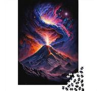 Puzzle Volcans dans la Galaxie, Jeux créatifs, Puzzle en Carton de qualité supérieure pour Femmes et Hommes, Cadeau d'anniversaire, 300 pièces (40 x 28 cm)