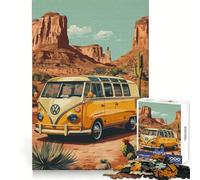 Puzzle Volkswagen Désert 1000 pièces pour Adolescents Développe la logique, détente paisible, Bords Nets, Cadeau mémorable (50x75cm)