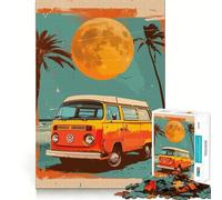 Puzzle Volkswagen pour Adultes,1000 pièces,Jeu Stimulant l'esprit,Format Uniforme,pièces précises,idéal pour Les Voyages (38x52cm)