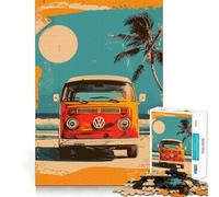 Puzzle Volkswagen Type Transport pour Adultes,1000 pièces,Jeu Stimulant l'esprit,Taille Uniforme,pièces précises,idéal pour Les Voyages (38x26cm)