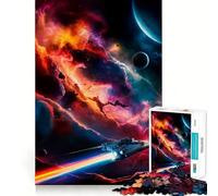 Puzzle Voyage à Travers Le Cosmique 1000 Pièces Jeu de Créativité et de Découpe Net Composants Robustes Idéal pour Les Voyages pour Les Cerveaux (50x75cm)