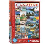Puzzle - Voyage Canada Affiche - 1000 Pièces