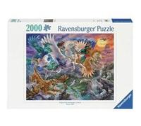 Puzzle voyage en montgolfiere sur pegasus 2000 pieces - Ravensburger Or