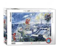 Puzzle - Vue De Paris Par Marc Chagall - 1000 Pièces