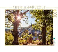 Puzzle · Vue du château de Mattsee | Matt Lake · 1000 pièces · Format assemblé 64 × 48 cm · CALVENDO Puzzle