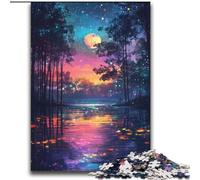 Puzzle Vue Nocturne 2000 pièces pour Adultes et Adolescents, à Assembler soi-même, à Offrir en Cadeau à Toute la Famille, adapté aux Enfants de 14 Ans et Plus (70x100cm)