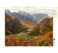 Puzzle · Vue sur la vallée du Thet dans Les Alpes albanaises | Une illustration tirée du calendrier « Aventure à Theth · 1000 pièces · Format assemblé 64 × 48 cm · CALVENDO Puzzle