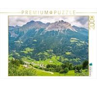Puzzle · Vue sur la vallée | Suisse, Alpes grisonnes · 2000 pièces · Format assemblé 90 × 67 cm · CALVENDO Puzzle