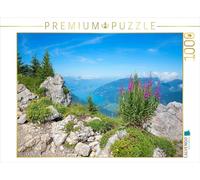 Puzzle · Vue sur Le lac de Thoune Schynige Platte | Paysage de montagne dans l'Oberland bernois · 1000 pièces · Format assemblé 64 × 48 cm · CALVENDO Puzzle