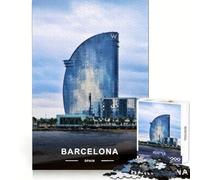 Puzzle W Hotel Barcelone pour Adolescents, 1000 pièces, Exercice cognitif, Loisirs, Plaisir, sans Bords Rugueux, Art, Cadeau de Noël (38x26cm)