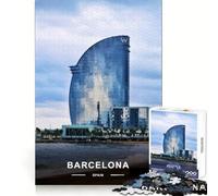 Puzzle W Hotel Barcelone pour Adultes, 1000 pièces, activité logique et relaxante, Assemblage précis, Cadeau de Vacances (38x52cm)