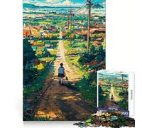 Puzzle Walking Home 1000 pièces pour Adultes Concentration, détente et Loisirs Découpe Lisse Idée Cadeau (38x52cm)