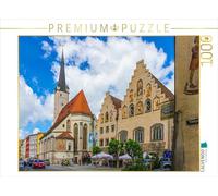 Puzzle · Wasserburg-sur-l'Inn | Hôtel de ville historique et église Notre-Dame · 1000 pièces · Format assemblé 64 × 48 cm · CALVENDO Puzzle