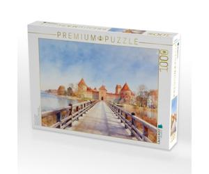 Puzzle · Wasserburg Trakai | Wunderschöne Burg in Litauen · 1000 pièces · Format assemblé 64 × 48 cm · CALVENDO Puzzle