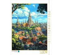 Puzzle · Wat Arun à Bangkok Thaïlande | 1000 pièces · Format assemblé 64 × 48 cm · CALVENDO Puzzle