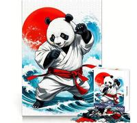 Puzzle Way of The Panda 1000 pièces pour Adolescents Stimule la mémoire, apaise l'esprit, Amusant et sans Couture Idéal pour Noël (38x52cm)