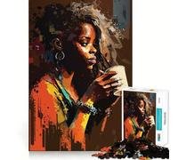 Puzzle We Love Coffee 1000 pièces,Jeu de Construction,Assemblage Parfait,activité gratifiante pour Les Jours de Pluie (50x75cm)